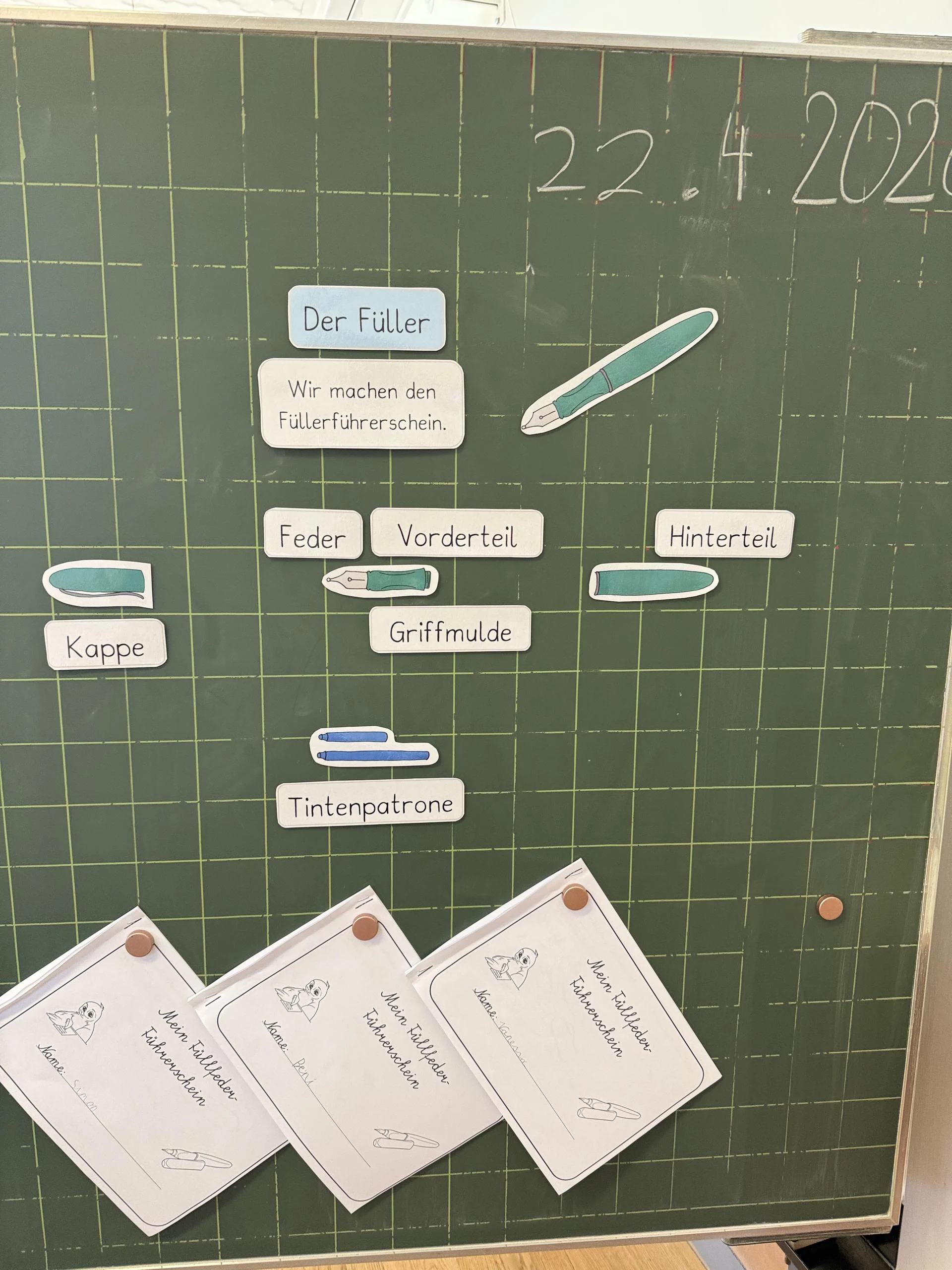 Füllfeder-Führerschein